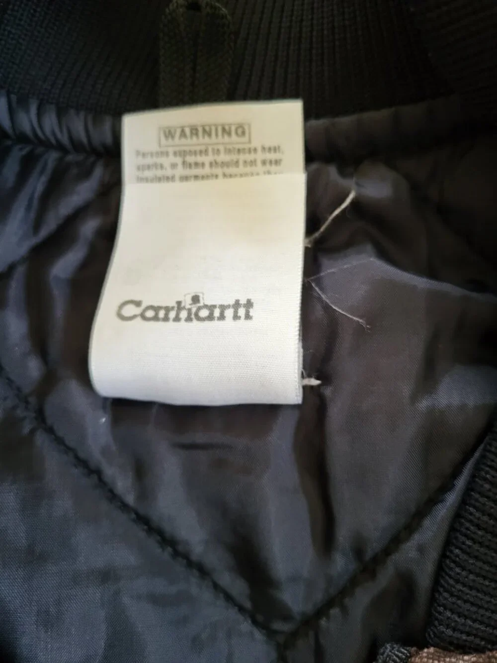 Carhartt sandstone duck cloth vest